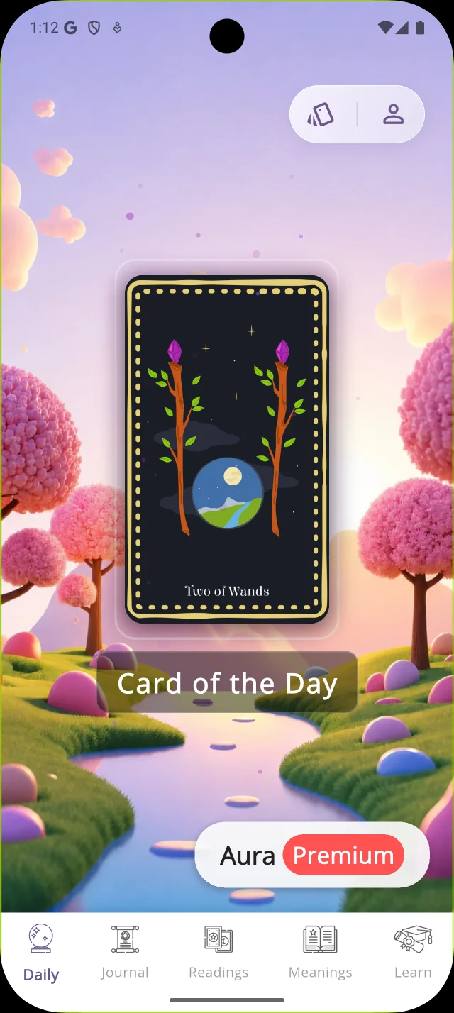 Aura Tarot Daily screen